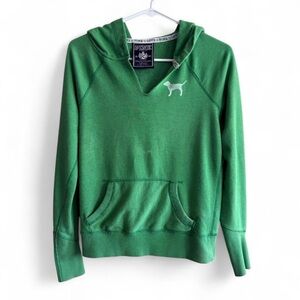 Victoria’s Secret PINK Green Women's Hoodie Size XS
